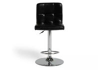 Upholstery Swivel Adjustable Height Bar Stool Polished For Kitchen