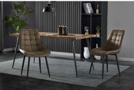 Modern Steel Leg Dining Room Comfy Chairs